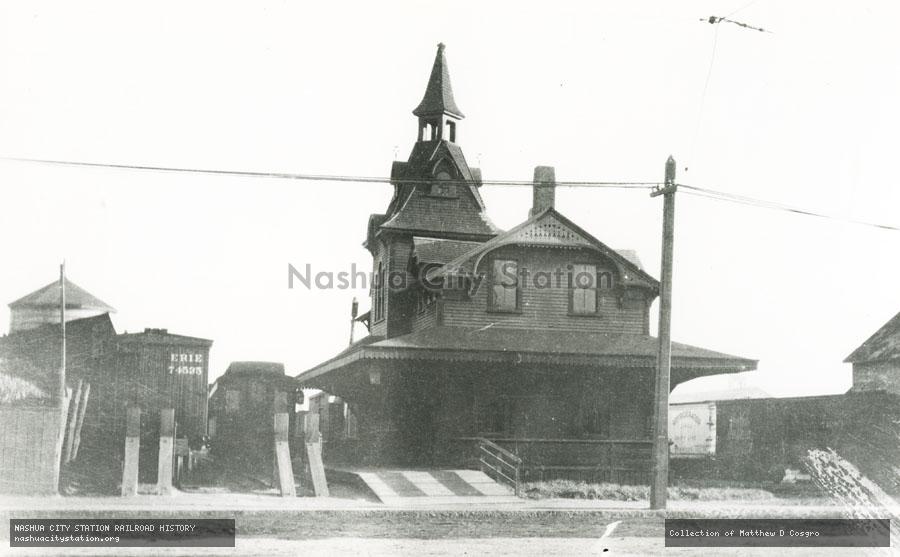 Postcard: Railroad Station, Watuppa, Massachusetts
